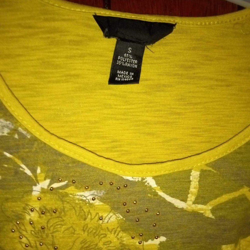 Size Small green with golden studs on front
